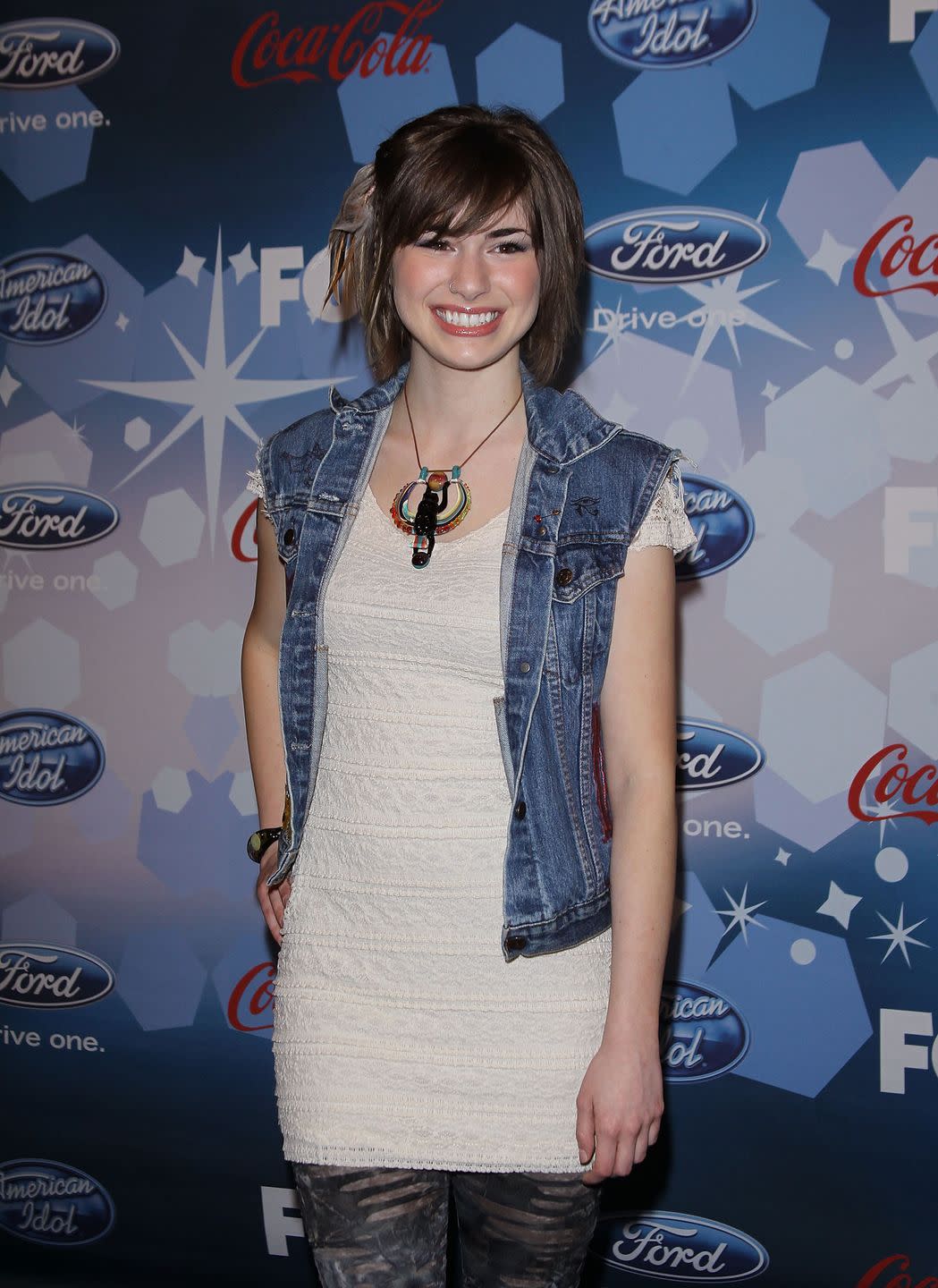 american idol top 12 finalists red carpet event