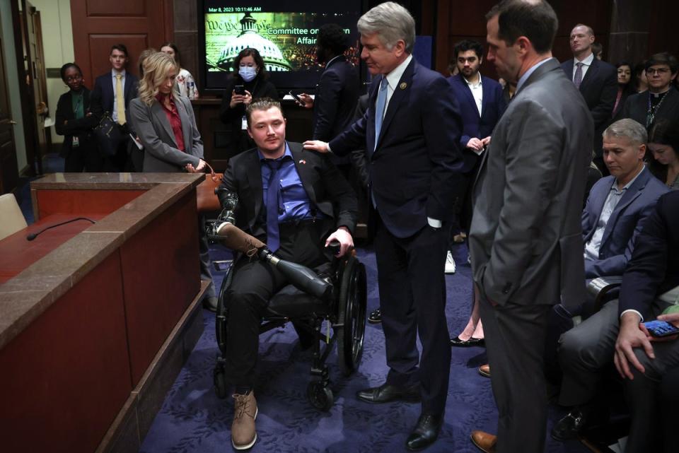 Antes de la audiencia (Getty Images)