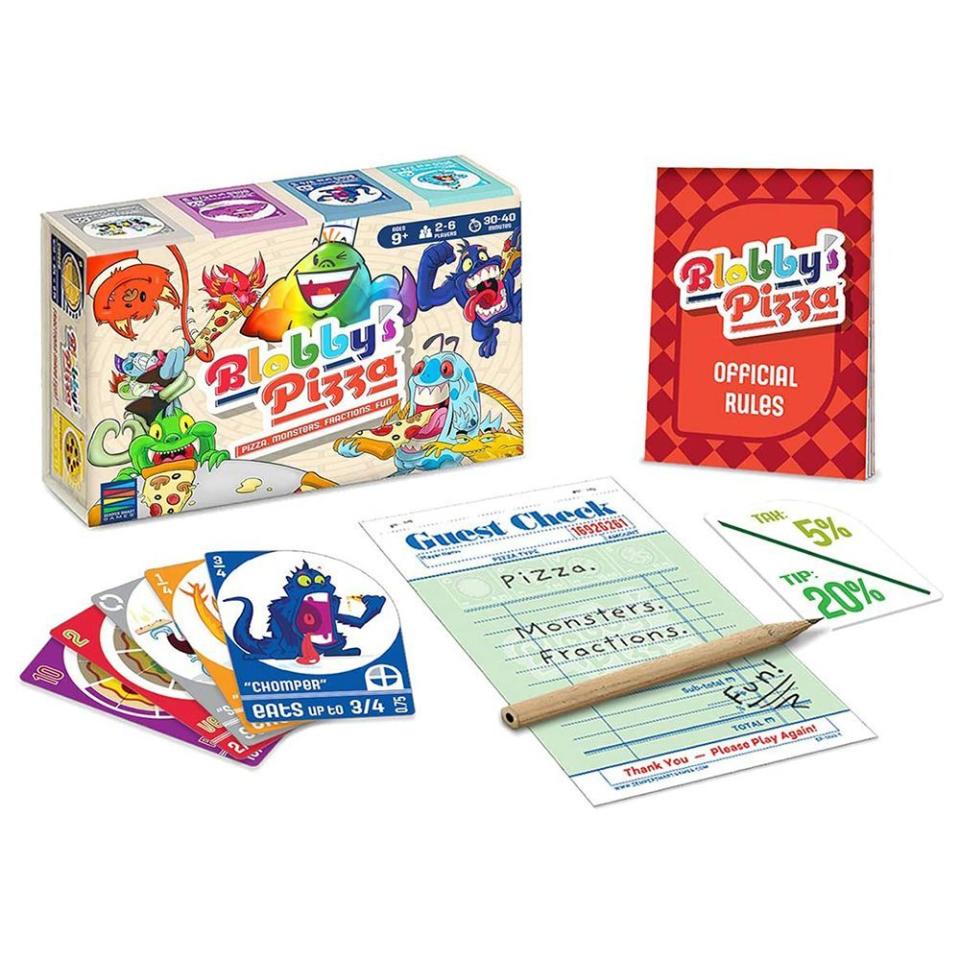 Semper Smart Games Blobby's Pizza Math Card Game