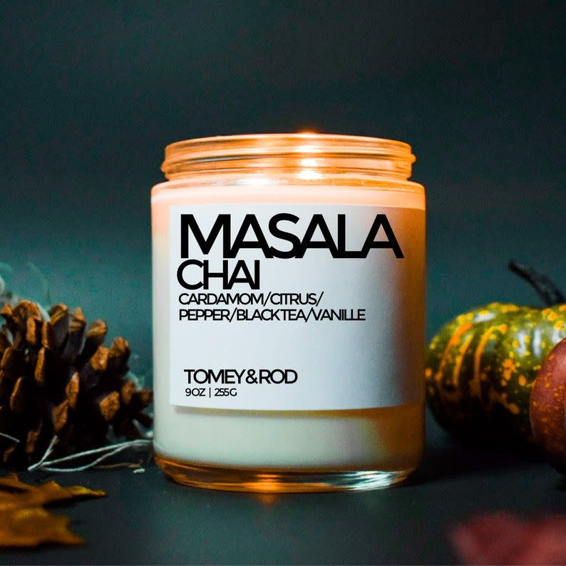 Masala Chai Gift Handmade Candle