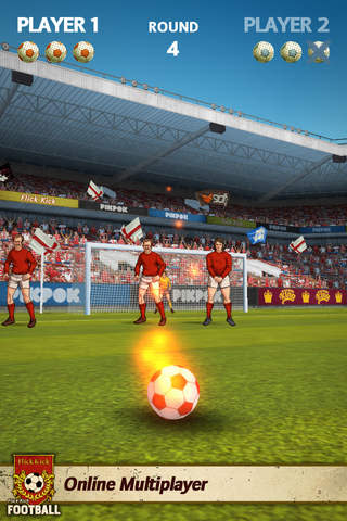 Flick Kick Football 一起來瘋足球吧!!，app說明由三嘻行動哇@Dr.愛瘋所提供