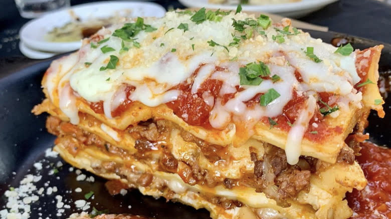 Romano's Macaroni Grill Lasagna Bolognese