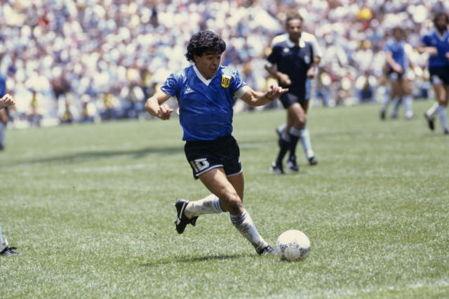 GOAL on X: Diego Maradona's shirt that he scored the 'Hand of God' and the  'Goal of the Century' in at the 1986 World Cup has sold for a world-record  £7.1 million