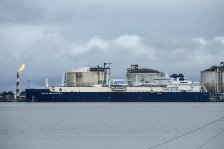 European nations including France continue to import Russian natural gas by ship (Loic VENANCE)