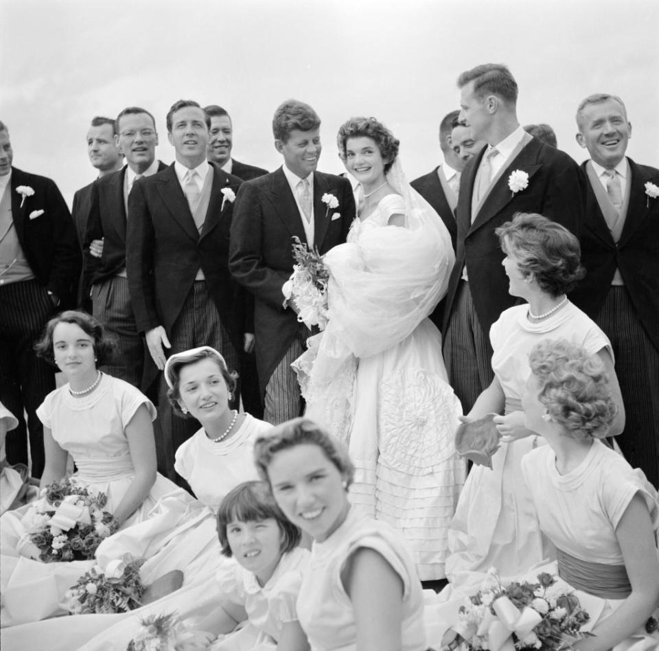 1953: Jacqueline Bouvier and John F. Kennedy