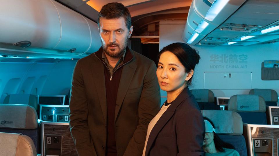 Richard Armitage and Jing Lusi in Red Eye