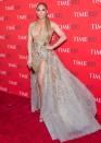 <p>Then there's her 2018 Time 100 Gala dress, with some more strong leg showing.</p>