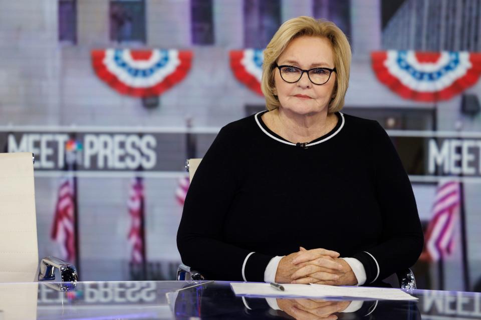 Claire McCaskill speaking on Meet the Press