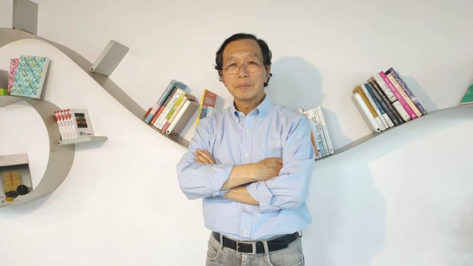 生產力建設公司董事長張忠弘，同時也是晶美術館創辦人，將建築視為大型雕塑，成為城市美學。（記者林雪娟攝）