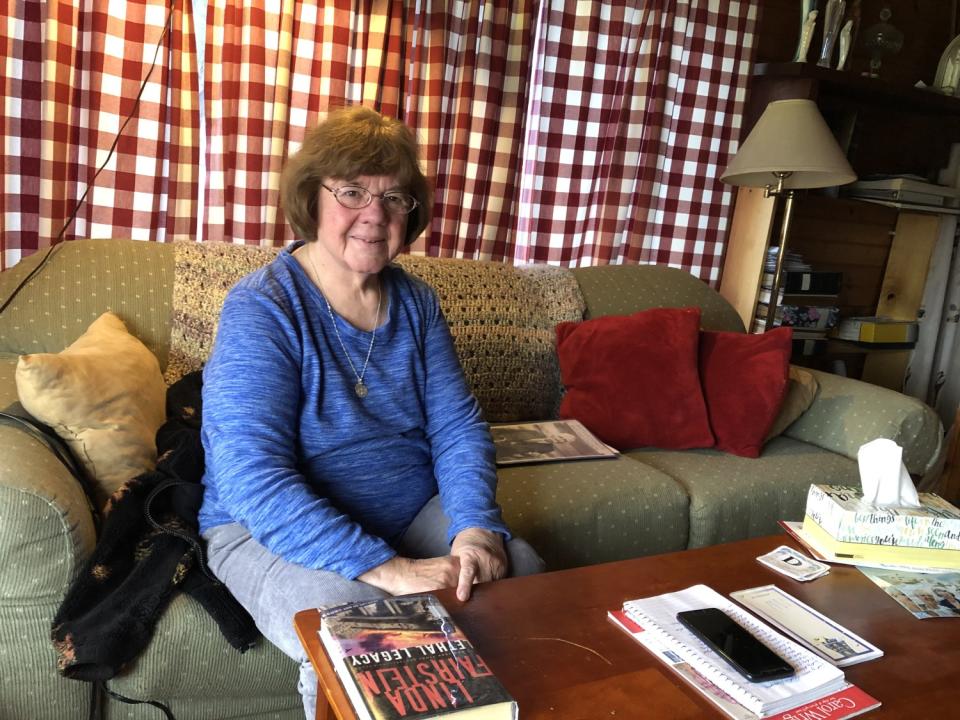 Doris Deutsch, at home in Trempealeau, Wis.