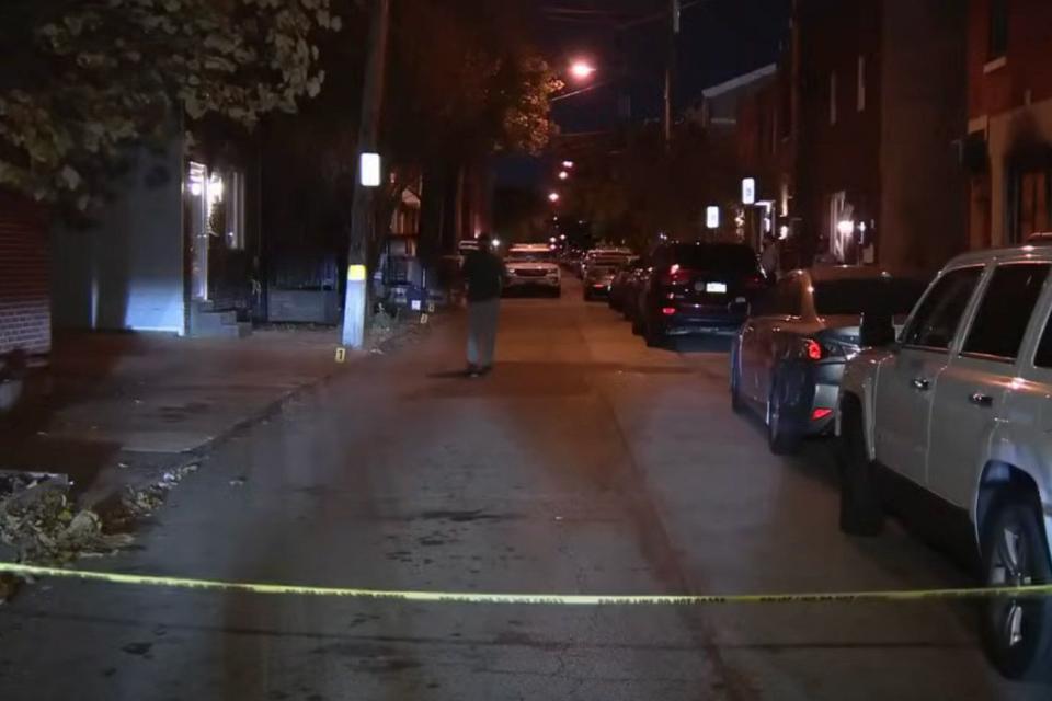 <p>FOX 29 Philadelphia/YouTube</p> Philadelphia police canvassed the neighborhood Sunday