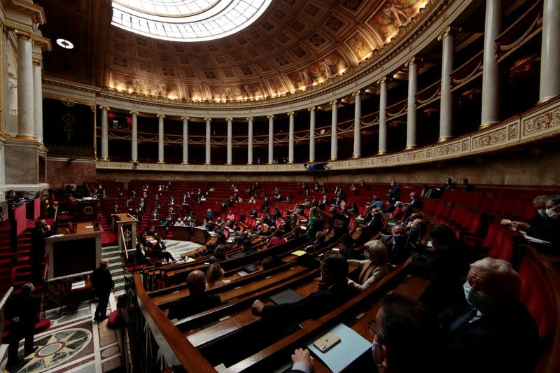 The questions to the government session at the National Assembly in Paris