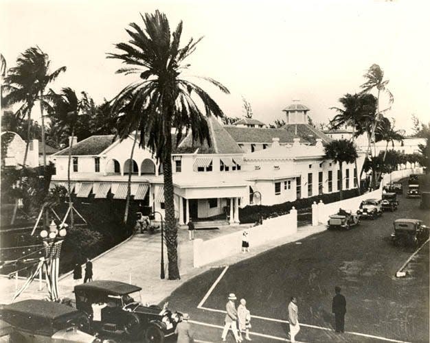 E.R. Bradley's Beach Club, circa 1920s. If not for Bradley's Beach Club casino, 'Palm Beach would have been a flop,' says Tom Cunningham, who wrote a thesis on Bradley at Florida Atlantic University in 1992.