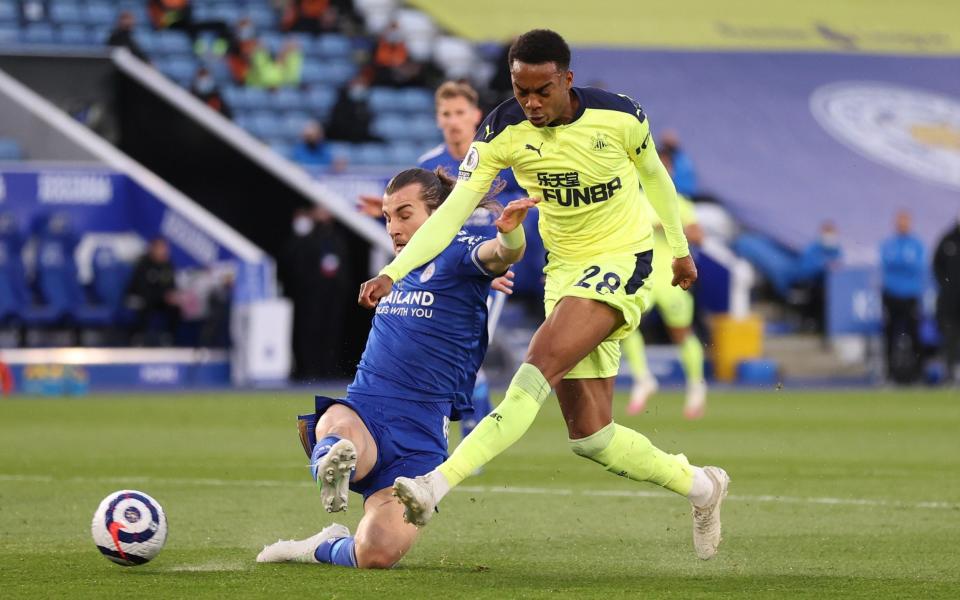 Joe Willock slots home the opener to set up the great result for Newcastle - SHUTTERSTOCK 