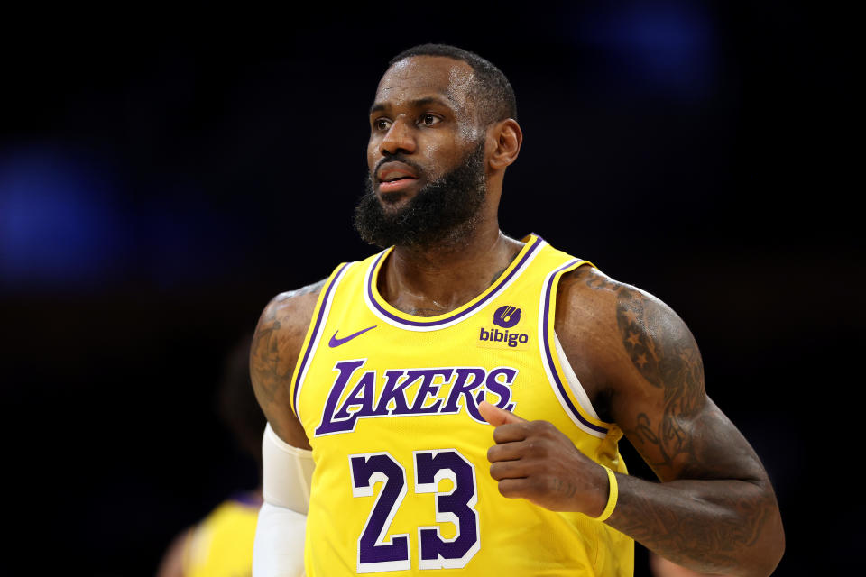 LeBron James has now scored 40,000 career points. (Katelyn Mulcahy/Getty Images)