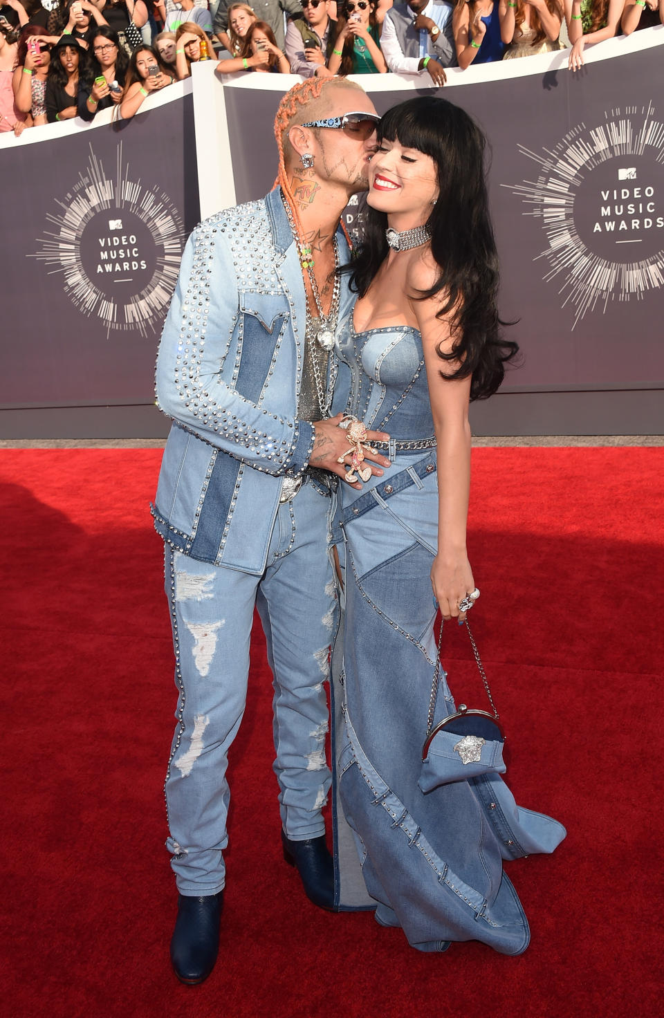 Katy Perry and Riff Raff at the Video Music Awards in 2014