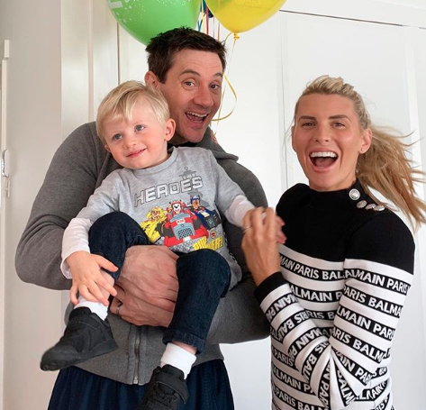 Tiff and husband Ed Kavalee welcomed son Arnold in 2017. Photo: Instagram/tiffhall_xo