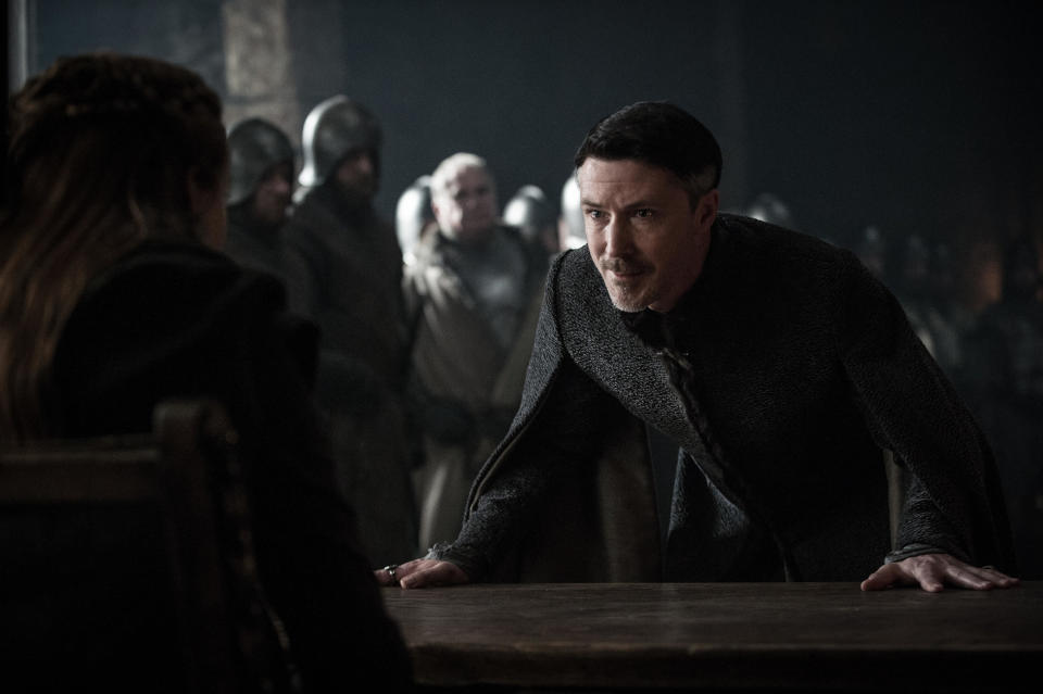 Aiden Gillen as Petyr "Littlefinger" Baelish in "Game of Thrones"