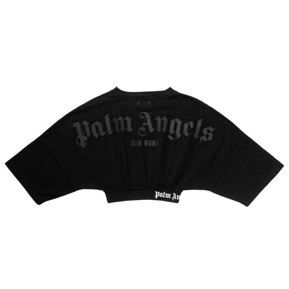 A cropped T-shirt from the Team Wang x Palm Angels line. - Credit: Courtesy