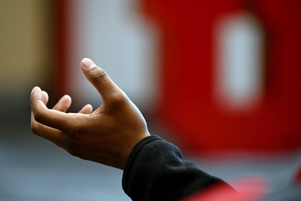 University of Utah student Keimon Dixson, the national committeeman of Utah’s chapter of Young Republicans, talks politics and his life as a young black man during an interview at the University of Utah on Friday, Feb. 16, 2024. | Scott G Winterton, Deseret News