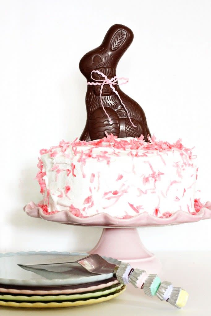 2) Chocolate Easter Bunny Cake