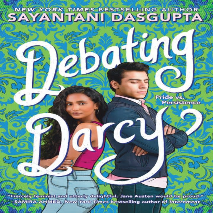 Release date: April 19What it's about: DasGupta takes a sharp turn from her bestselling middle grade fantasy with her contemporary YA debut, which reimagines Pride and Prejudice from the perspective of a speech competitor named Leela Bose who meets her match in Firoze Darcy, an elite private school debater. Leela wants nothing more than to show Firoze he's in over his head, but she turns out to be the one with a lot to learn.Get it from Bookshop or a local bookstore through Indiebound here. You can also try the audiobook version through Libro.fm.