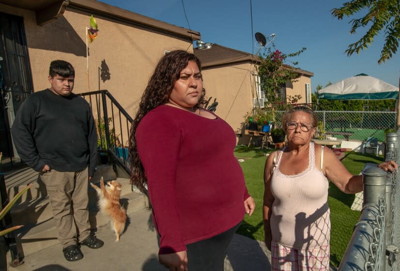 Ethan Vasquez, 11, his mother, Margarita Lopez, 31, and grandmother Eva Avalos, 68.