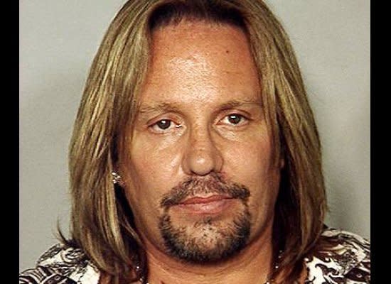 The Motley Crue singer was <a href="http://today.msnbc.msn.com/id/37975071/ns/today-entertainment/t/vince-neil-arrested-dui-charge-las-vegas/" target="_hplink">arrested for drunken driving</a> near the Las Vegas strip on June 27, 2010. 