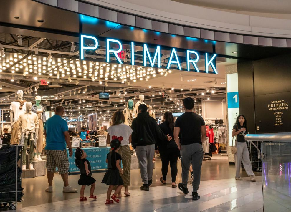 Shopping at Primark in the American Dream Mall in East Rutherford, NJ on Saturday, August 31, 2024.  (© Richard B. Levine)