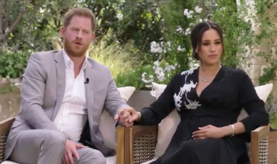 Prince Harry Meghan Markle Oprah interview royal family revelations