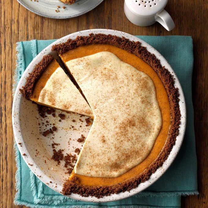 Pumpkin Cheesecake Pie