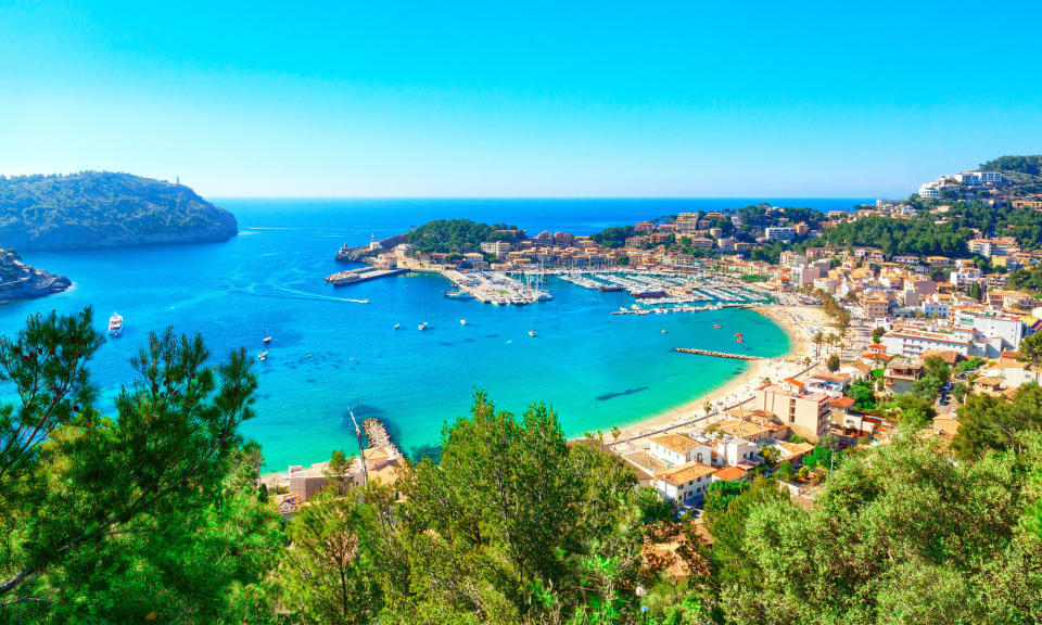 The Spanish Island of Majorca seen on a clear sunny day. Source: Getty/file