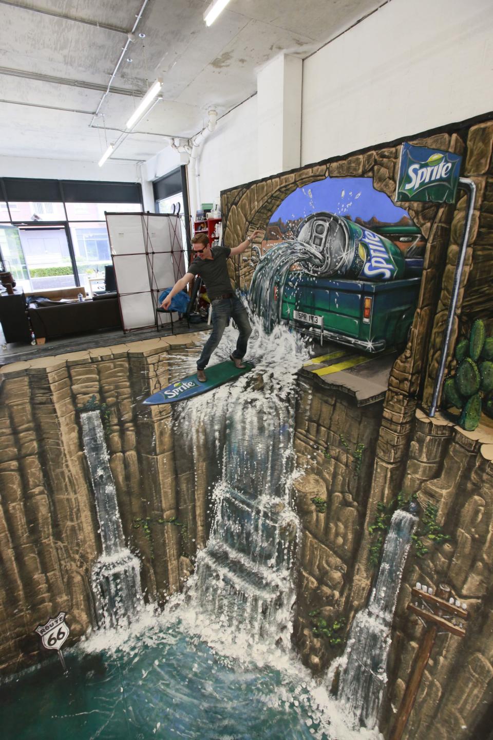 Impresionante arte callejero en 3D