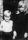 <p>Diana with her brother Charles at their home in Berkshire. <br>"Diana deserves a place in history," Charles <a href="http://abcnews.go.com/Entertainment/princess-dianas-brother-speaks-special-person-beautiful/story?id=48339064" rel="nofollow noopener" target="_blank" data-ylk="slk:would say;elm:context_link;itc:0;sec:content-canvas" class="link ">would say</a> after her death. "This was a special person, and not just a beautiful one."</p>