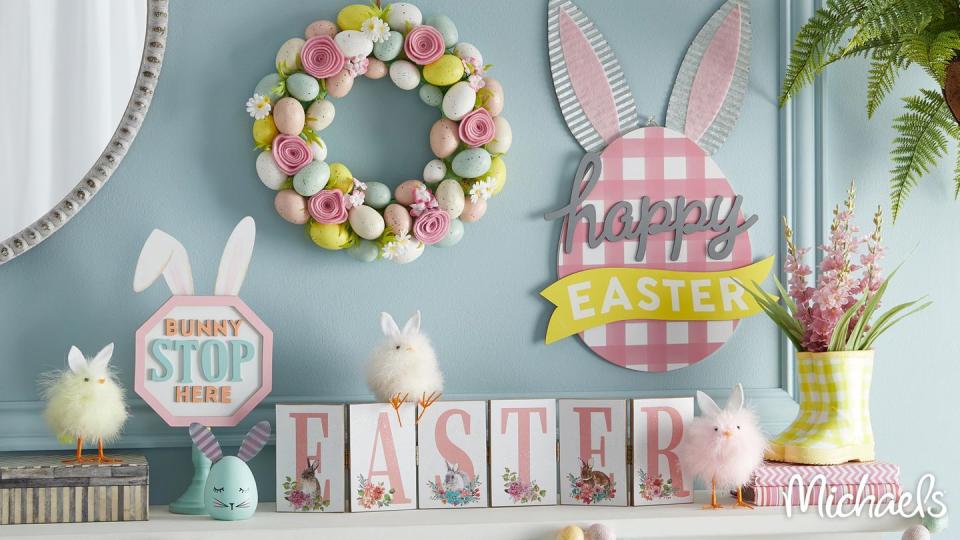 Easter Decorations Background