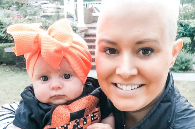 Mom diagnosed with breast cancer on same day she gave birth to her 1st child