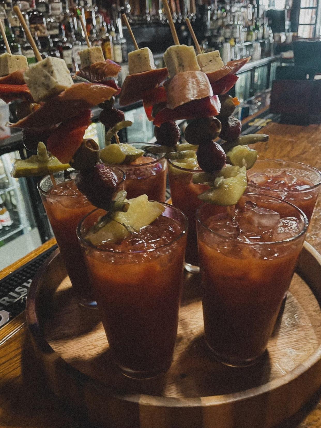 Loaded Bloody Mary's from Thomas Magee's at Eastern Market>