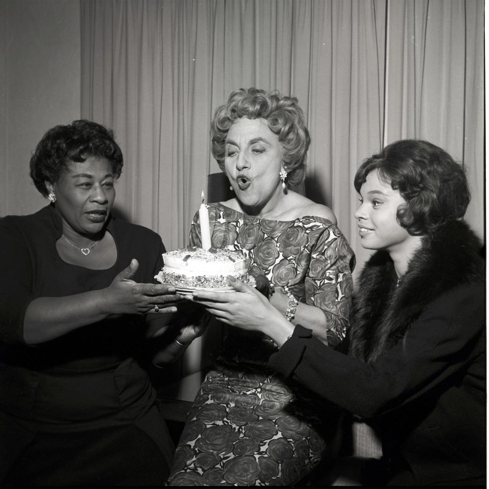 1959: Hermione Gingold celebrates her December birthday