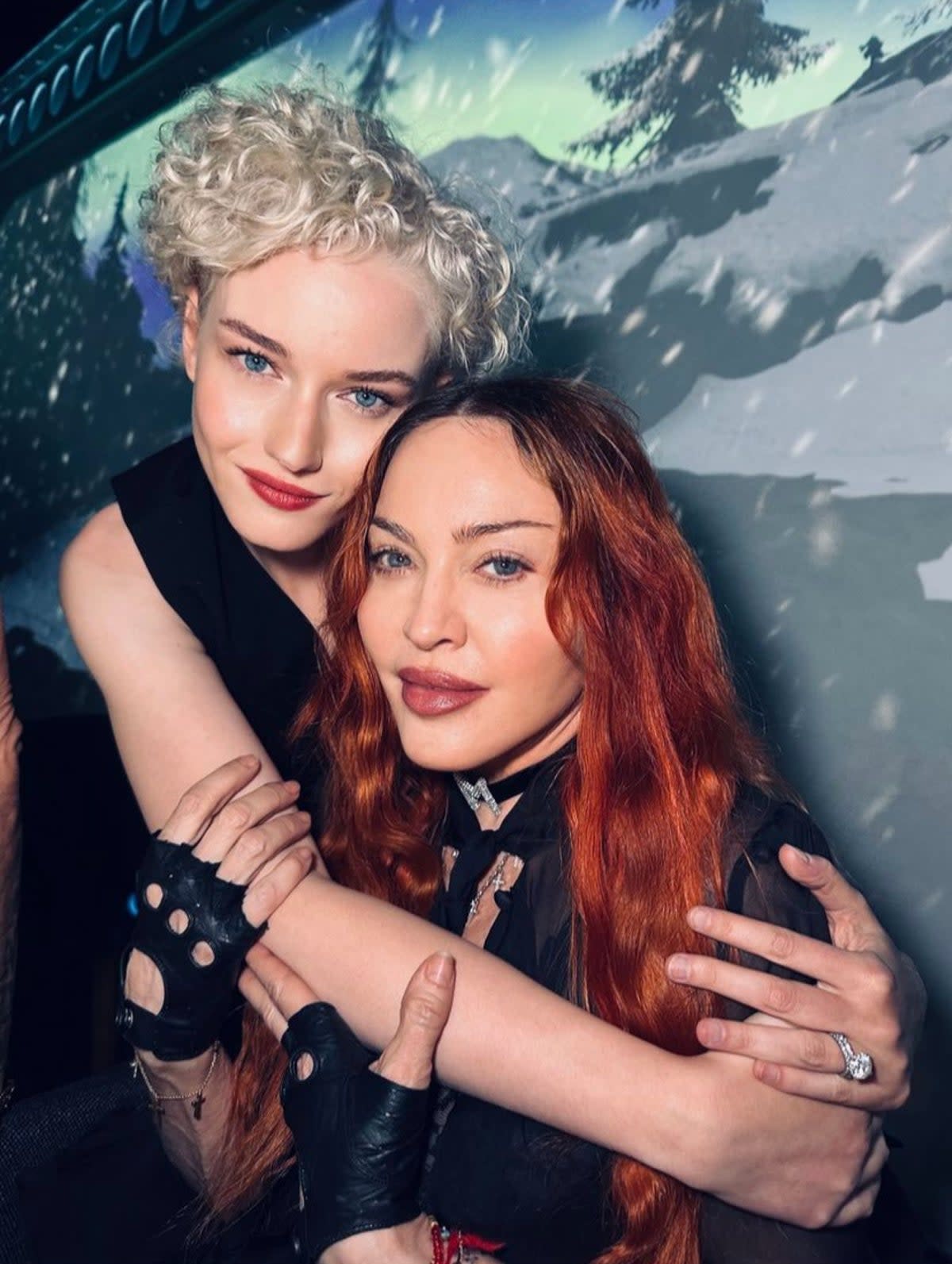 Madonna (right) and Julia Garner (Madonna/Instagram)