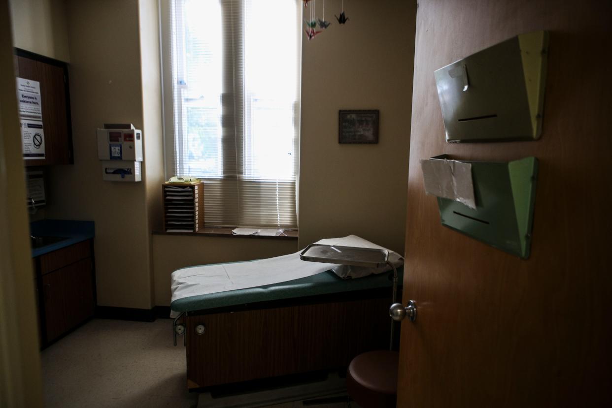 An examination room at Family Health Centers' Portland location, seen here on Sept. 20, 2022.