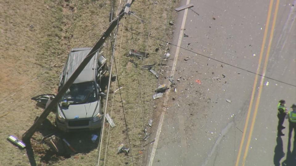 A highway patrol chase ended in a deadly crash Thursday on Highway 16 in Alexander County, authorities say.