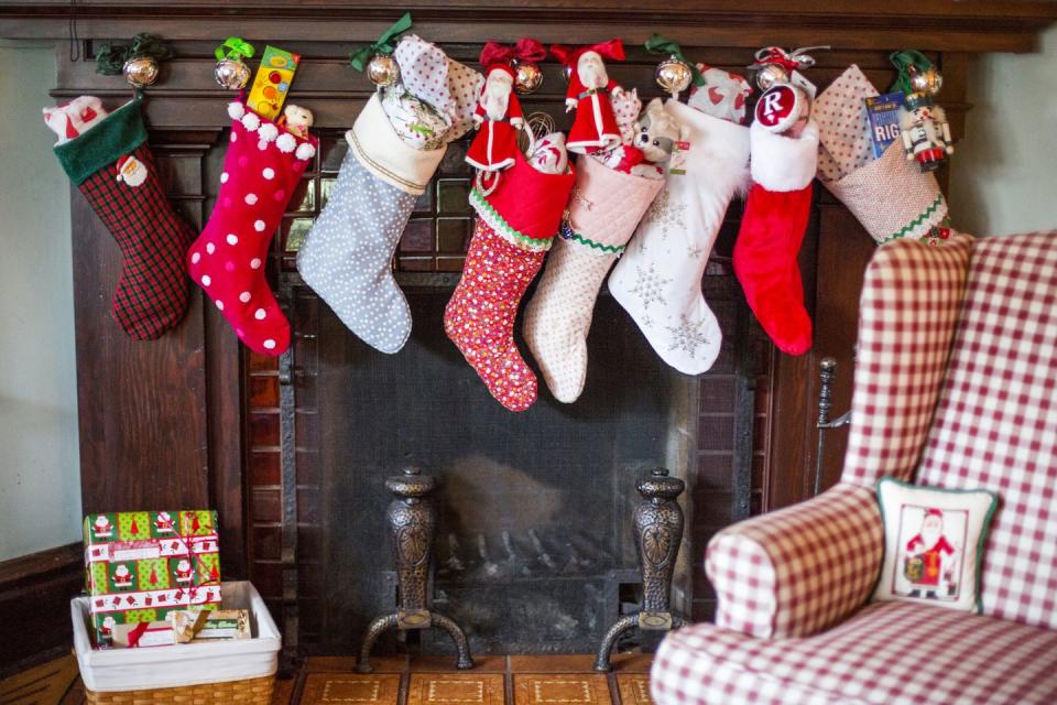 <p>If you're spending your holiday at home, you should make it as cozy as possible. They say "Deck the halls" for a reason, and having gorgeous decorations throughout your house will put you in the mood for celebrating, no doubt.</p><p><a class="link " href="https://www.amazon.com/Sunshane-Christmas-Stockings-Fireplace-Decoration/dp/B07J2B5H2C/?tag=syn-yahoo-20&ascsubtag=%5Bartid%7C10063.g.34864266%5Bsrc%7Cyahoo-us" rel="nofollow noopener" target="_blank" data-ylk="slk:SHOP DECORATIONS;elm:context_link;itc:0;sec:content-canvas">SHOP DECORATIONS</a></p>