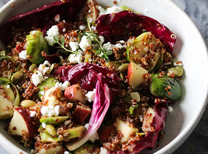 Quinoa Bowls with Orange-Thyme Vinaigrette