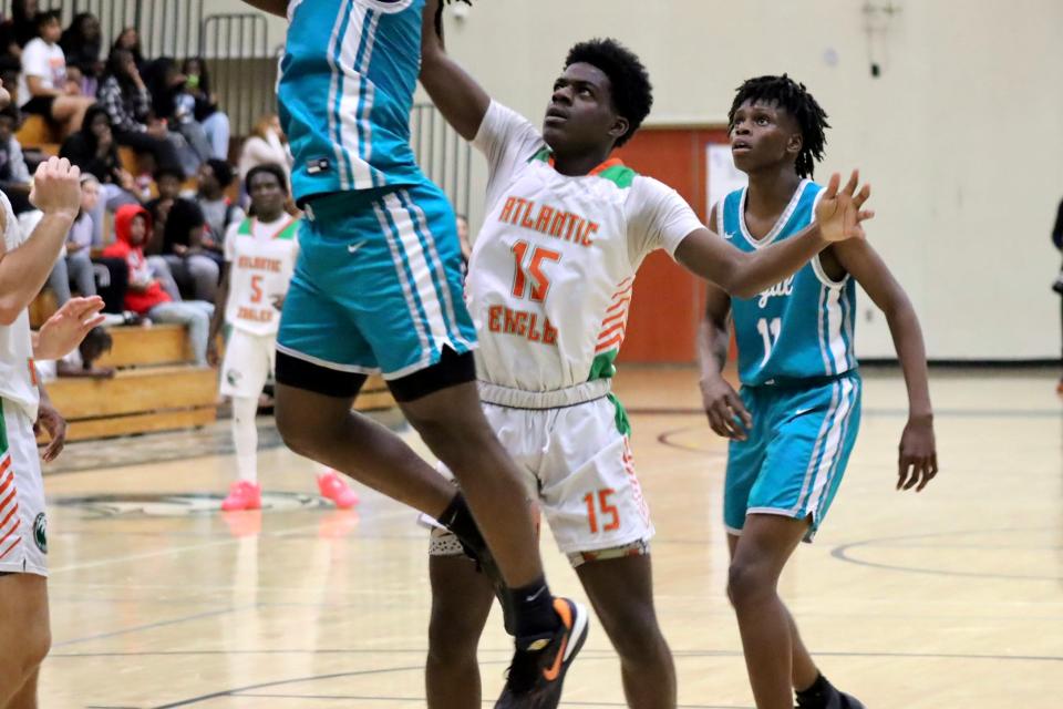 Royal Palm Beach boys basketball defeated Atlantic, 73-66, in a tight season opener at Atlantic High on November 22, 2023.