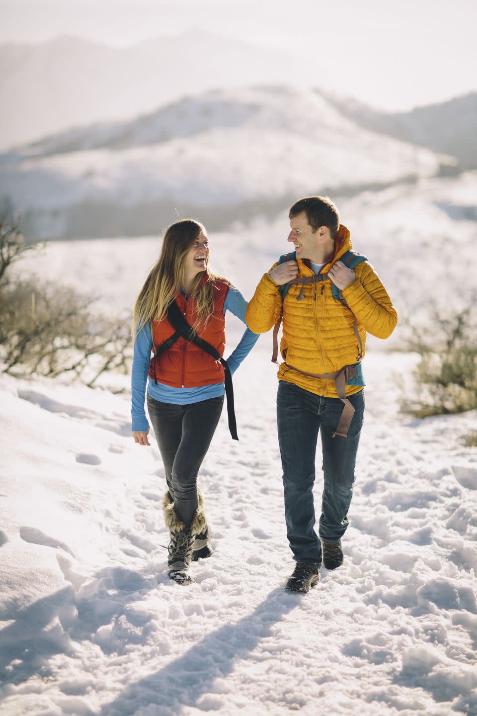 9) Go on an snowy hike.