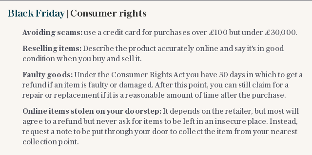 Black Friday | Consumer rights