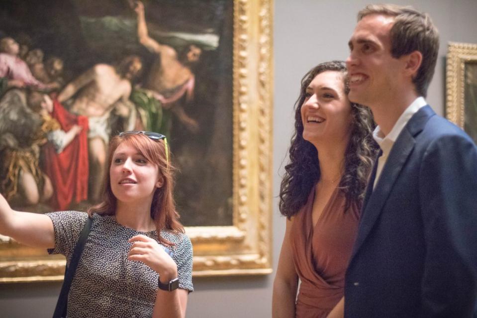 “Several years later, I invited her back for a special private evening tour. Through some crafty maneuvering by one of the great guides at Hack the Met, by the end of the night, we were the last ones [there],” Ellis said. Courtesy Benjamin Ellis