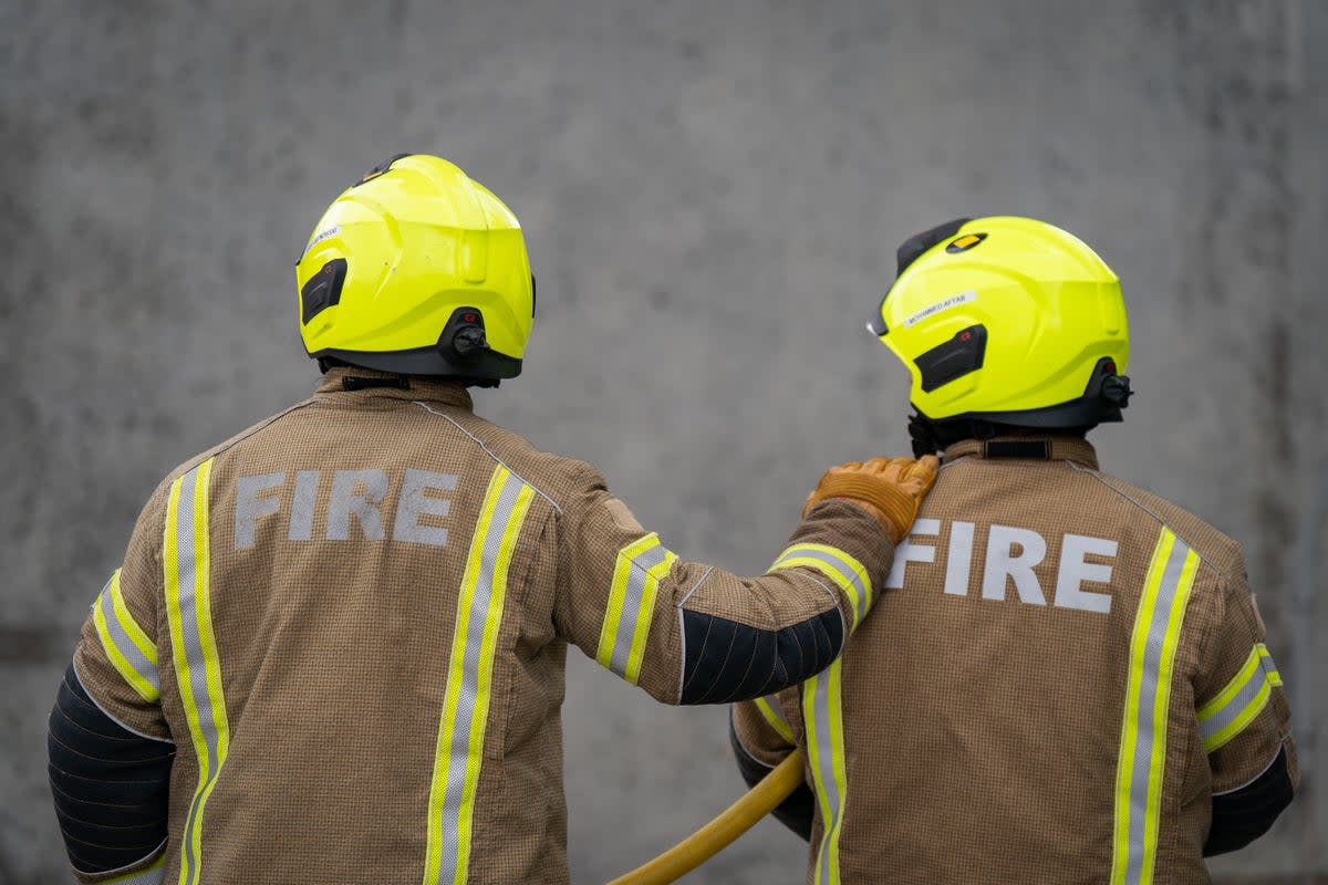 Emergency services were called to the scene in Islington at just after 7am, London Fire Brigade said (Aaron Chown/PA) (PA Wire)