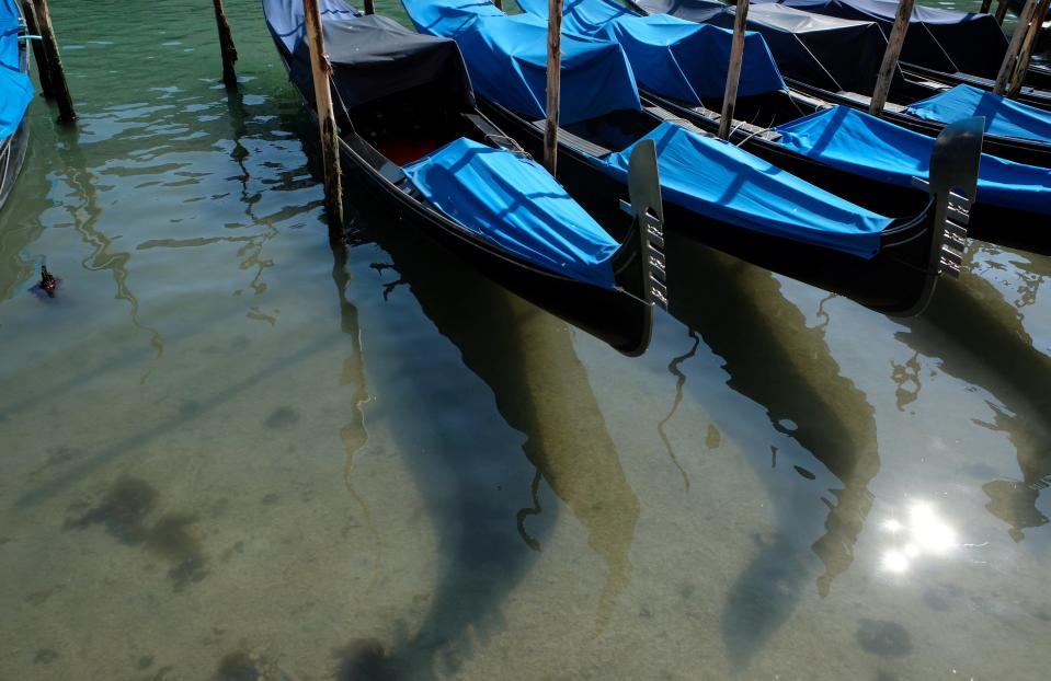 Clear waters in Venice