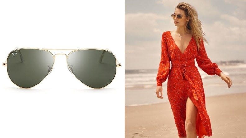 Ban harmful rays with these legendary Ray-Ban sunnies.